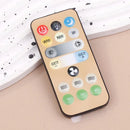 E27 ceiling fan light remote control wireless switch adjustable 3 colors 3 gears wind speed 1-4 hours timing